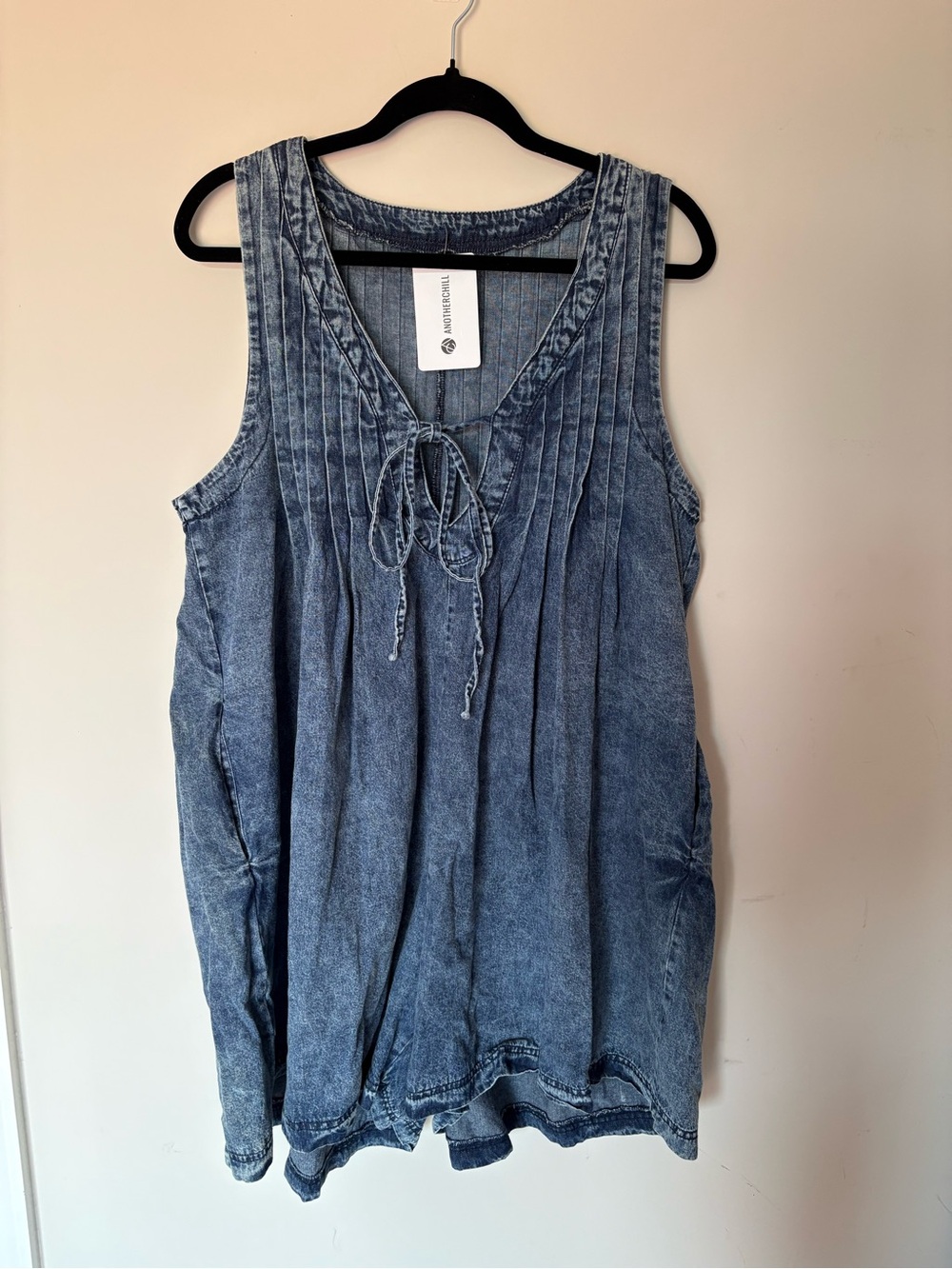 Denim romper